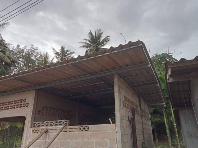 โครงการปรับสภาแวดล้อมบ้านผู้สูงอายุ นายจวน จุลมูล เปลี่ยนโครงสร้างหลังคาบ้านทั้งหลัง เปลี่ยนกระเบื้องหลังคา เปลี่ยนกระเบื้องหลังคา เปลี่ยนกระเบื้องหลังคา เปลี่ยนกระเบื้องหลังคา เปลี่ยนกระเบื้องหลังคา